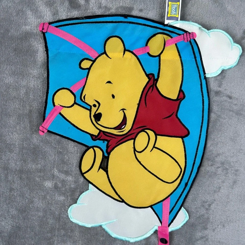Vintage 1999 Disney Winnie the Pooh Kite Wall Hanging 100 Acre Collection Decor
